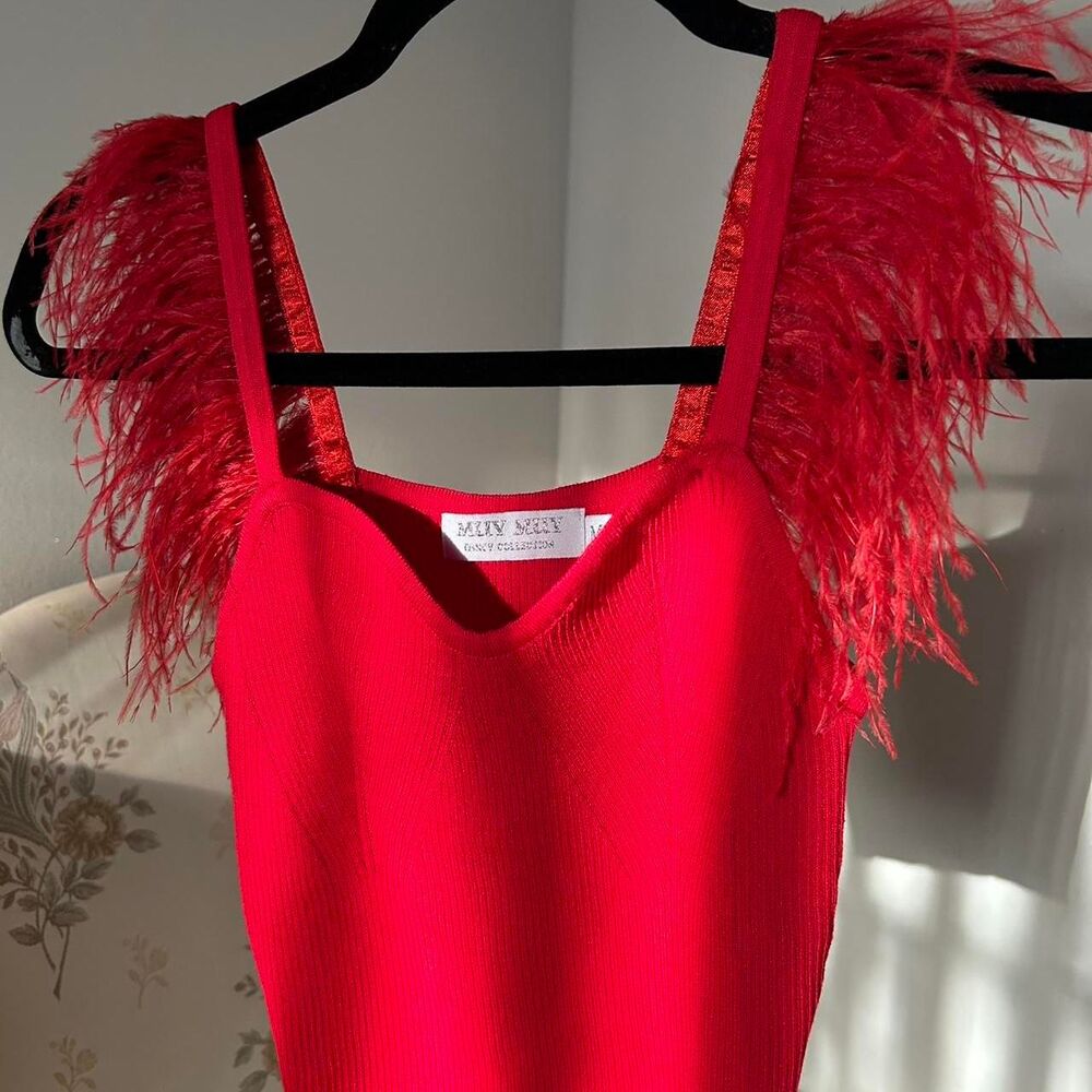 Unbranded Women's Red Crop-top